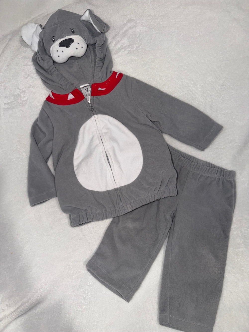 Carter's Soft 2pc. Fleece Dog Costume-Sz. 12 months